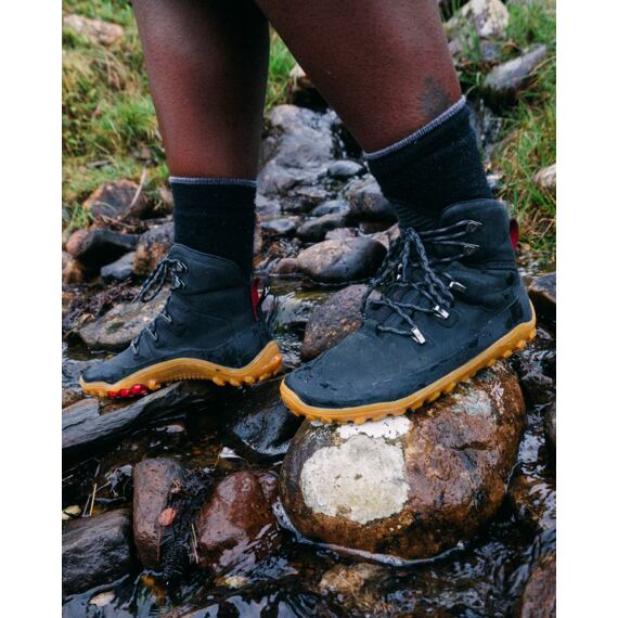 Vivobarefoot TRACKER LEATHER AT WOMENS OBSIDIAN