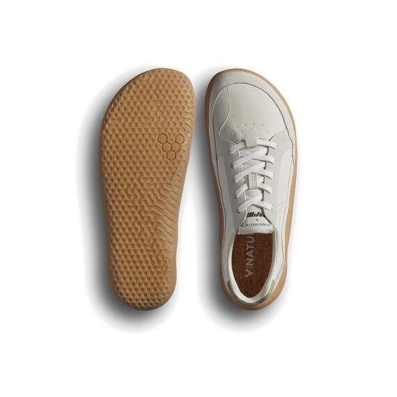 Vivobarefoot GOBI II SNEAKER PREMIUM LEATHER WOMENS LIMESTONE DUSTY GREEN